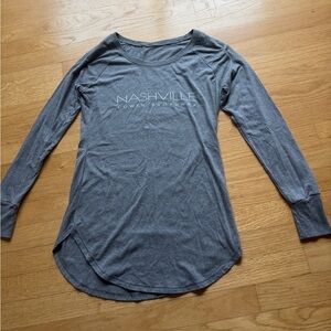 Gray Nashville Long Sleeve Women's Top